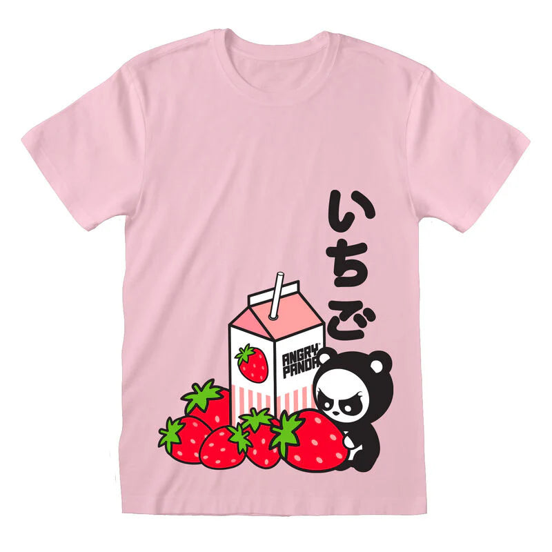 Angry Panda T-Shirt | Strawberry Colour | Officially Licensed