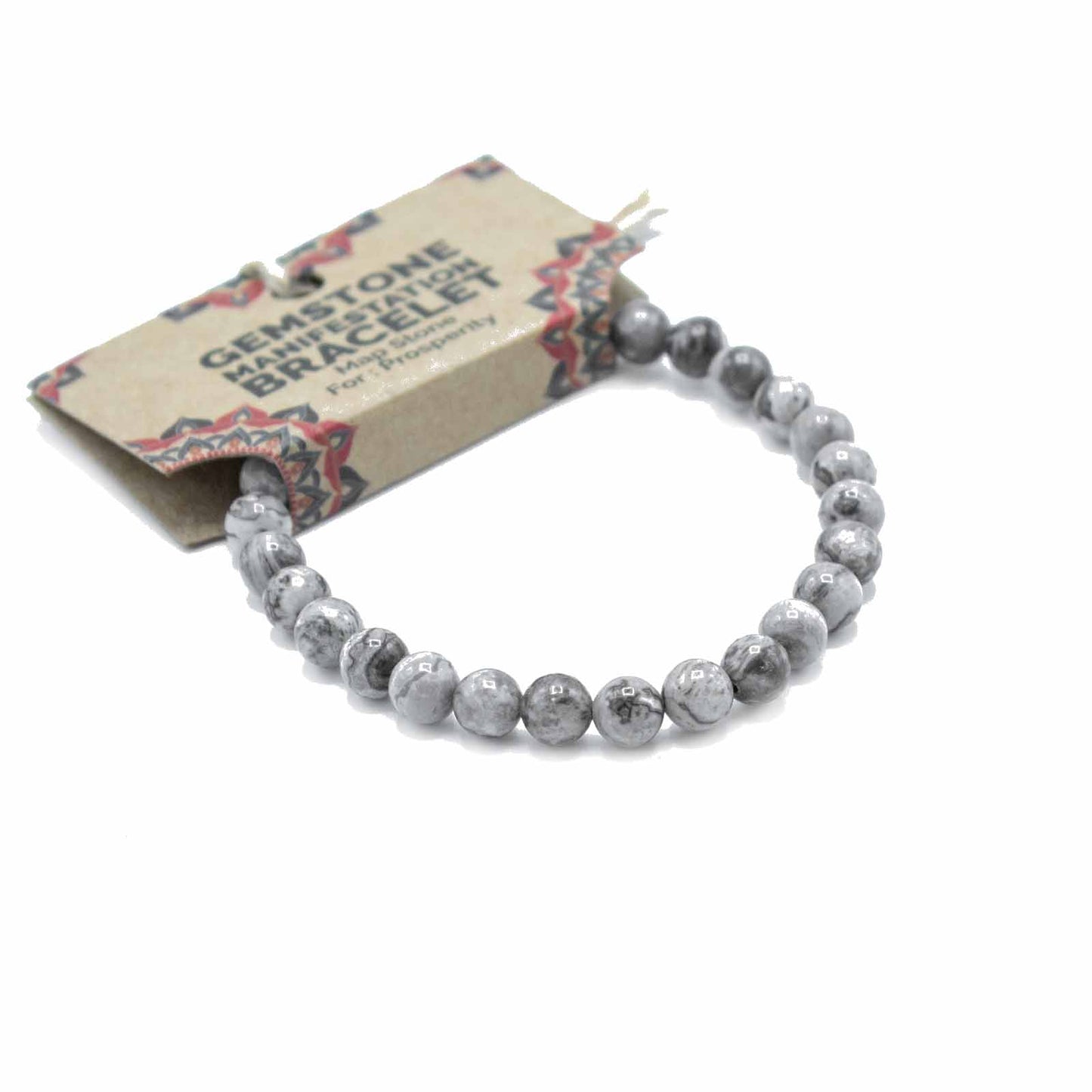 Gemstone Manifestation Bracelet | Map Stone | Prosperity | Power Bracelet | Boho Jewllery