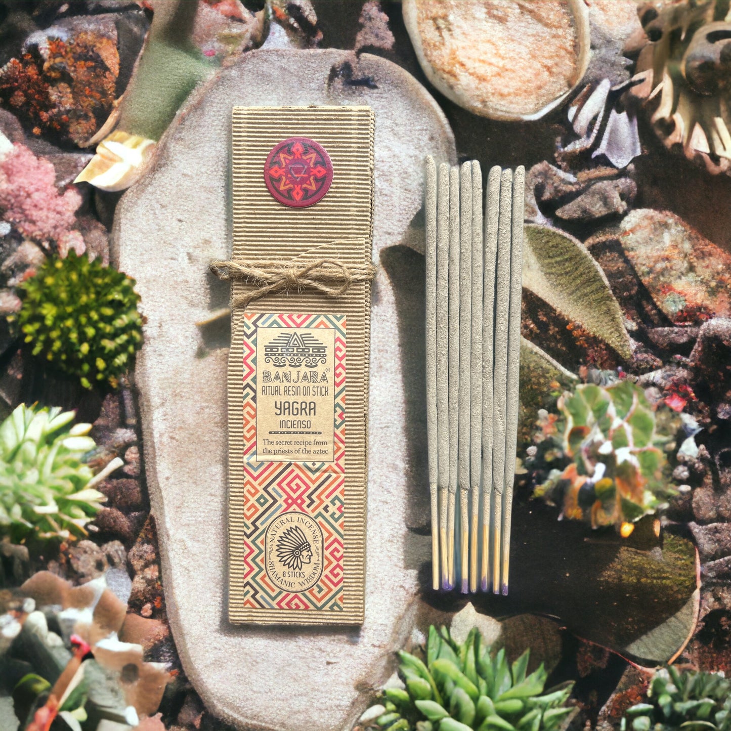 Ritual Resin on Stick | Yagra | Incense | Natural | Handmade | Ethically Sourced | Banjara