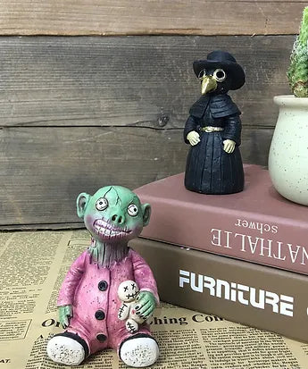 Baby Frankenstein Incense Cone Burner Baby Zombie Incense Doll | Gothic | 10cm