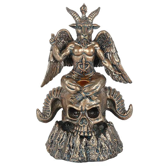 Baphomet LED Backflow Incense Burner | Incense Burner | Templer