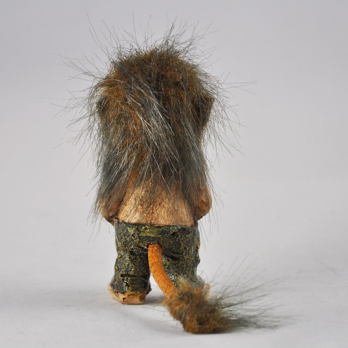 Troll Figurine Holding Pants Up | Garden Ornament | Fae Decor | Altar Figurine