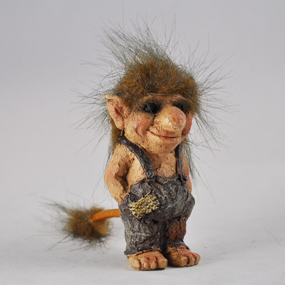 Troll Figurine Hands in Pockets | Garden Ornament | Fae Decor | Altar Figurine