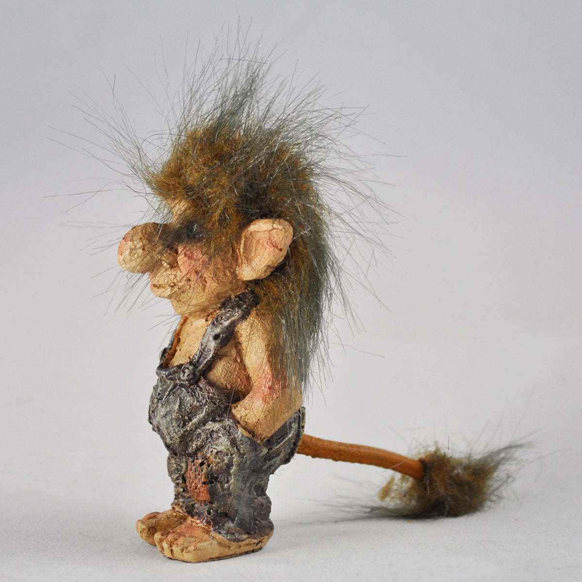 Troll Figurine Hands in Pockets | Garden Ornament | Fae Decor | Altar Figurine