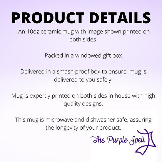Zodiac; Star Sign; Mug; Virgo Symbol; The Purple Spell