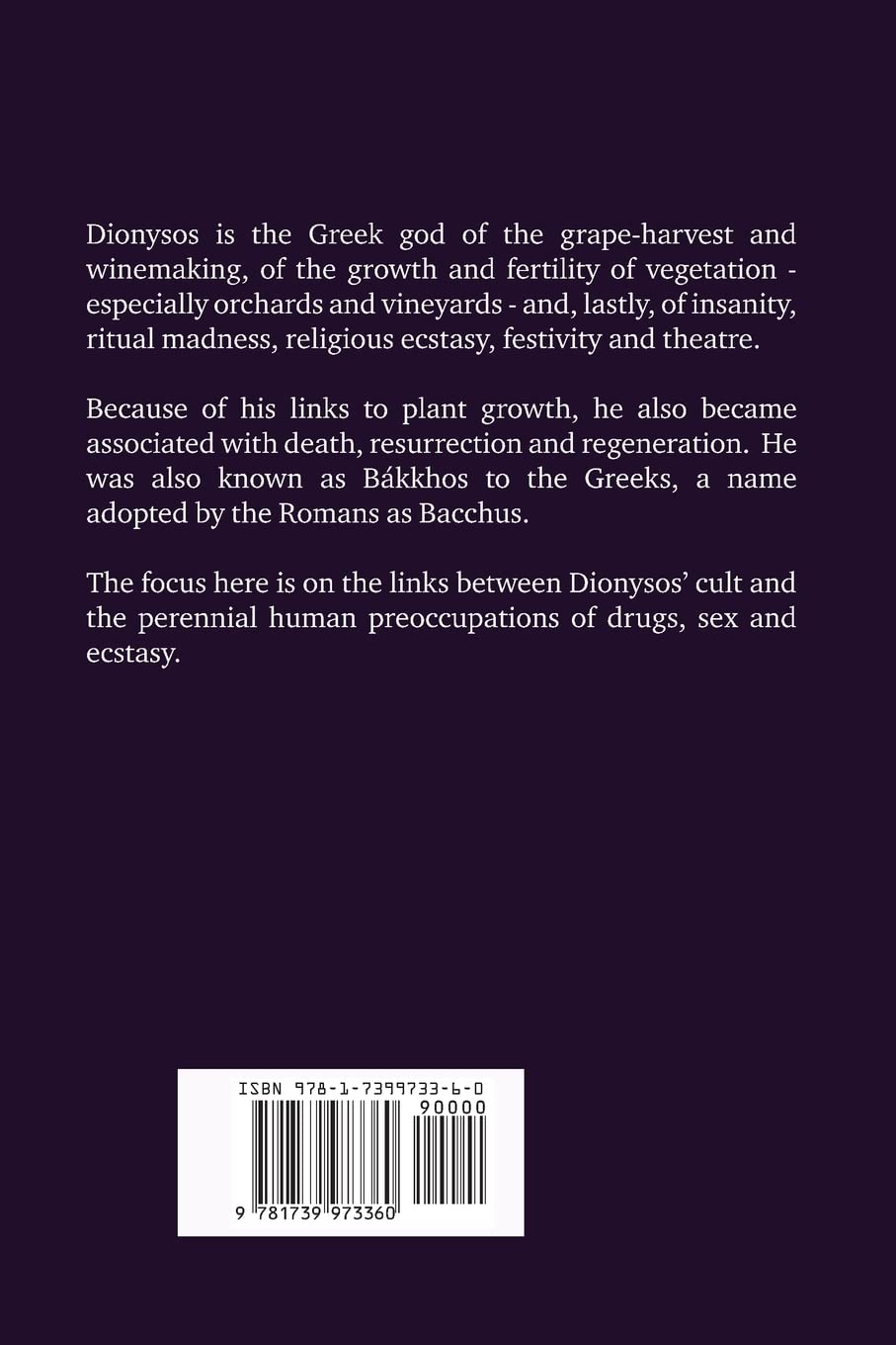 Love, Dance and Ecstasy | Modern Cukt od Dionysos | Paperback | 2022 | John Kruse | Greek Goddess