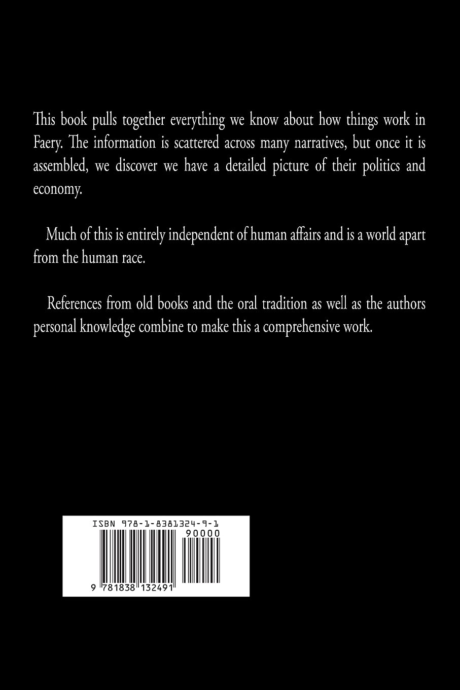 How Things Work in Faery | Paperback | 2021 | by John Kruse | Book on the Fae