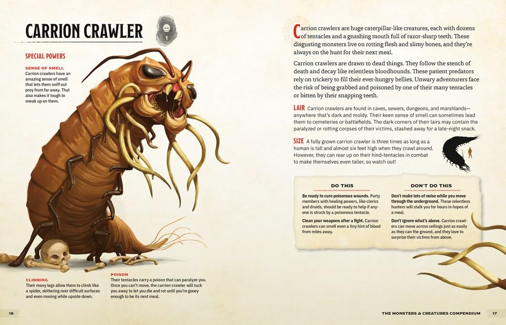 The Monsters & Creatures Compendium: A Young Adventurer's Guide (Dungeons & Dragons Young Adventurer's Guides) | Hardcover | 2023 | by Jim Zub, Stacy King