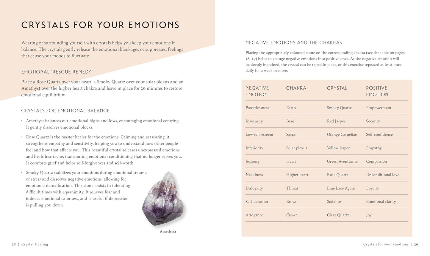 Crystal Healing | Hardcover | 2025 | by Judy Hall (Author) | Holistic Healing