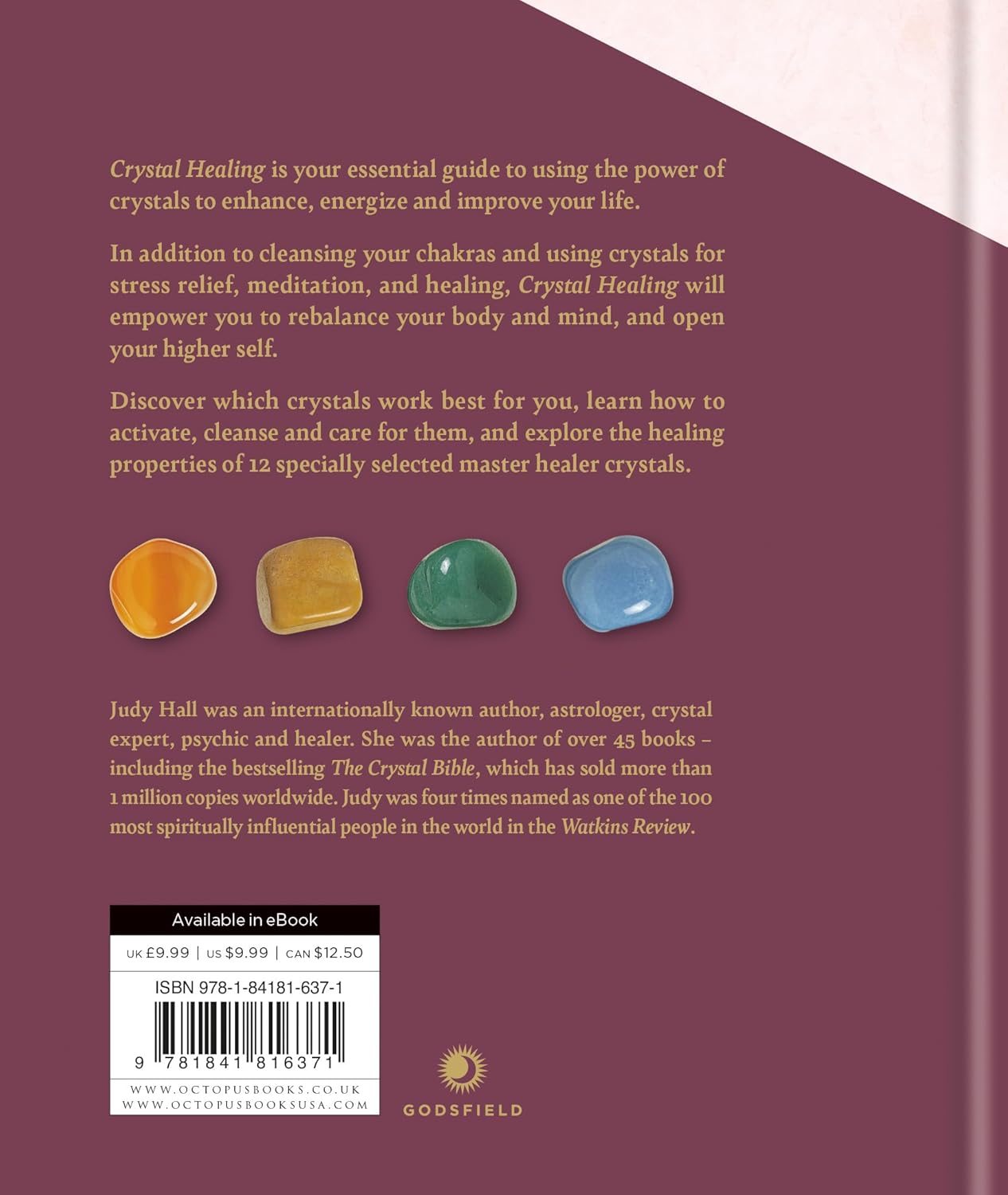 Crystal Healing | Hardcover | 2025 | by Judy Hall (Author) | Holistic Healing
