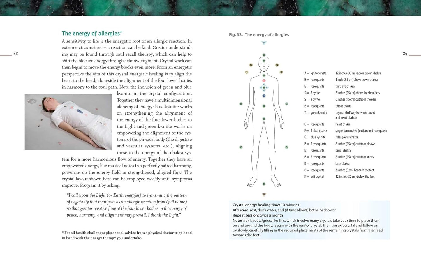Crystal Body Grids: 56 Gemstone Layouts for Energy Healing | Paperback | 2024 | by Sharon L. McAllister | Holistic Healing