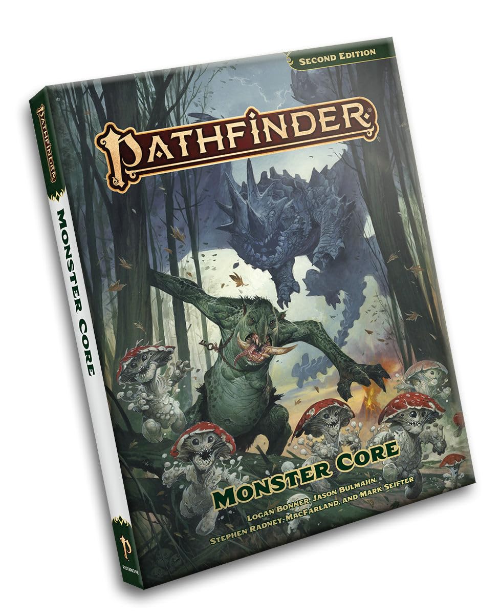 Pathfinder RPG: Pathfinder Monster Core Pocket Edition (P2) | 2024 | by Logan Bonner, Jason Bulmahn, Stephen Radney-MacFarland, Mark Seifter | RPG | Roleplaying