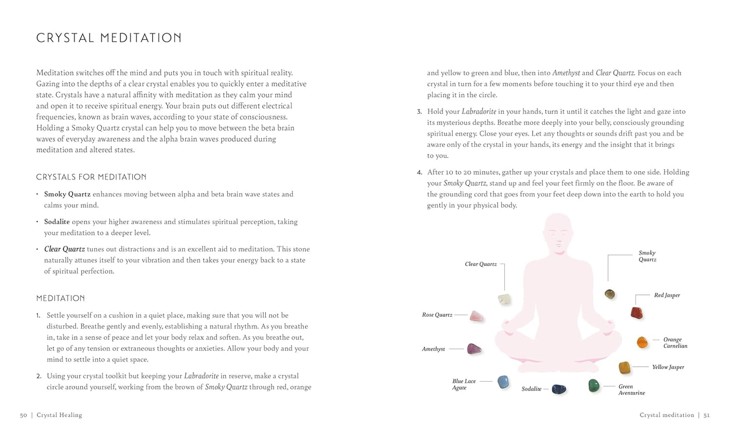 Crystal Healing | Hardcover | 2025 | by Judy Hall (Author) | Holistic Healing