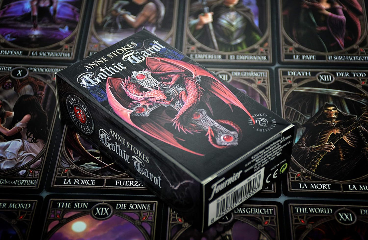 Gothic Tarot | Beautifully Decorated Anne Stokes Tarot Deck | Divination | Fortune Teller