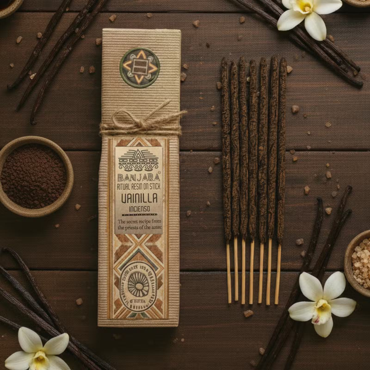 Ritual Resin on Stick | Vanilla | Incense | Natural | Handmade | Ethically Sourced | Banjara (Copy)