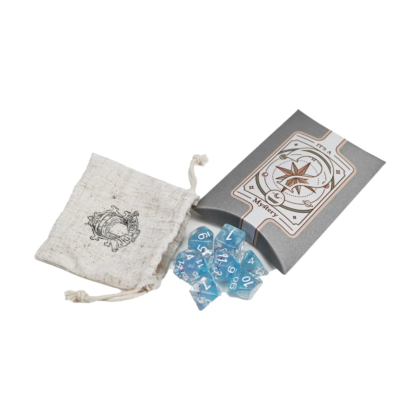 Random Mystery Poly Dice Set Blind Bag | Dungeons and Dragon Dice | DnD | Dungeons & Dragon | Barrel of Dice