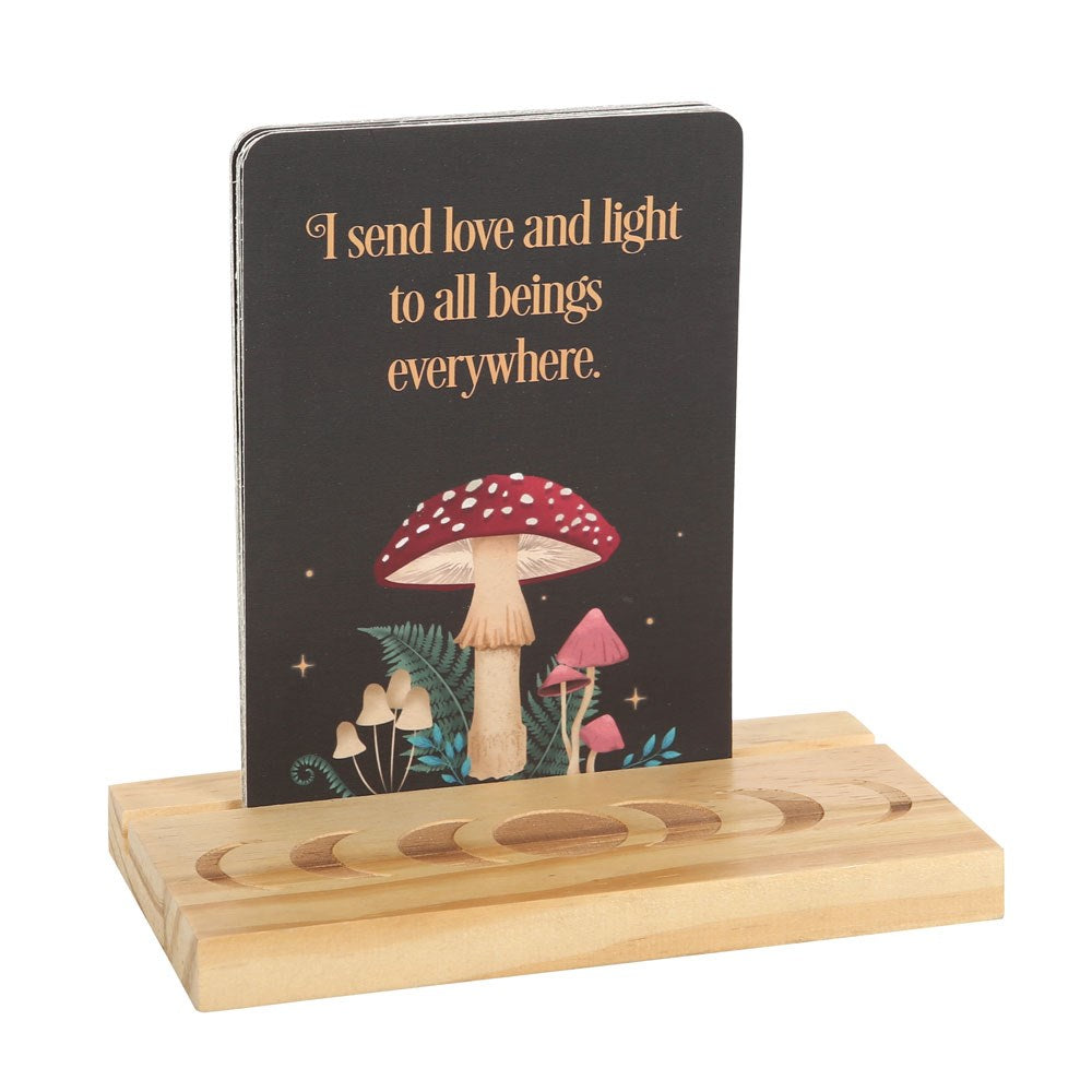 Dark Forest Affirmattion Cards | Set of 10 | Lunar Moon Stand | Cottagecore