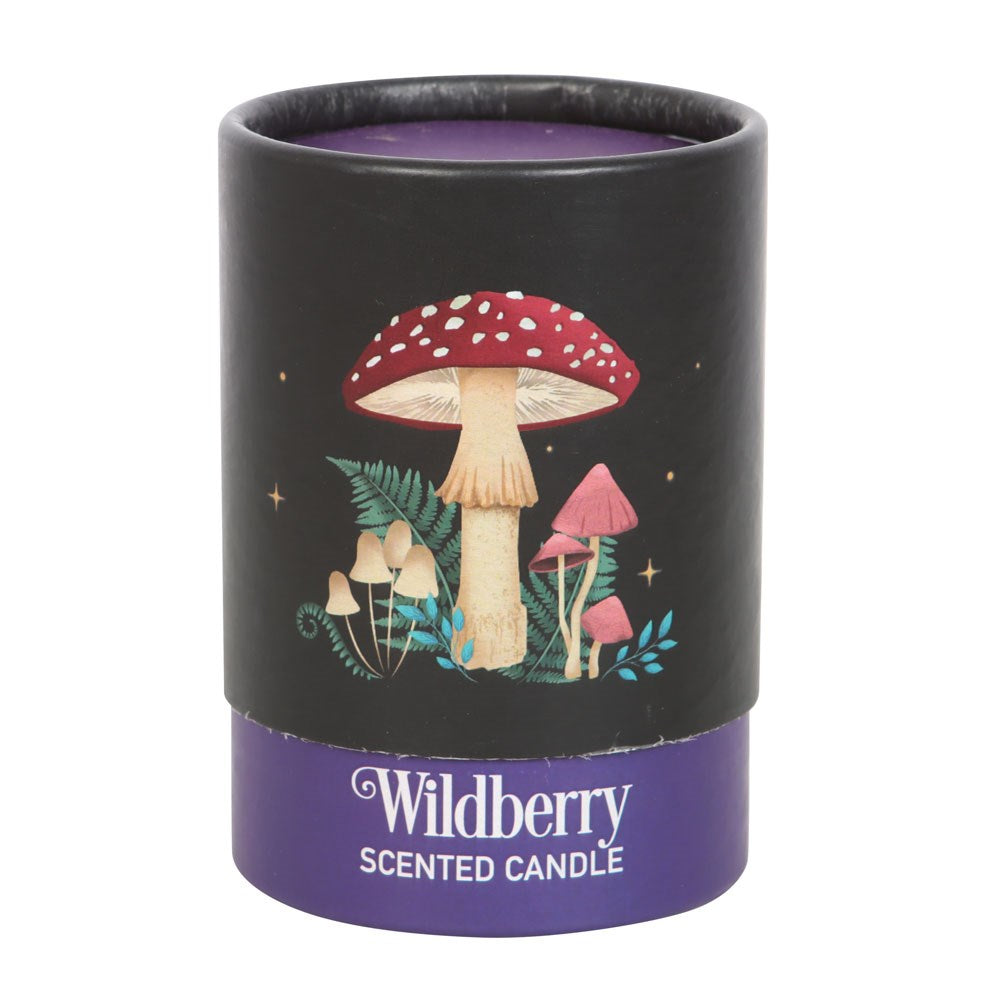 Enchanting Forest Mushroom Wildberry Candle | Vegan Paraffin Wax | Cottagecore | 25-Hour Burn Time | Magic-Inspired Ambiance