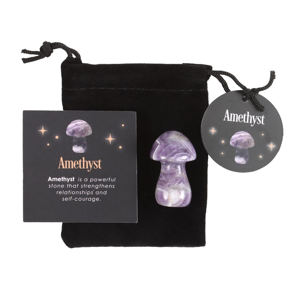 Crystal Mushroom | Crystal figurine | Amethyst | Cottagecore