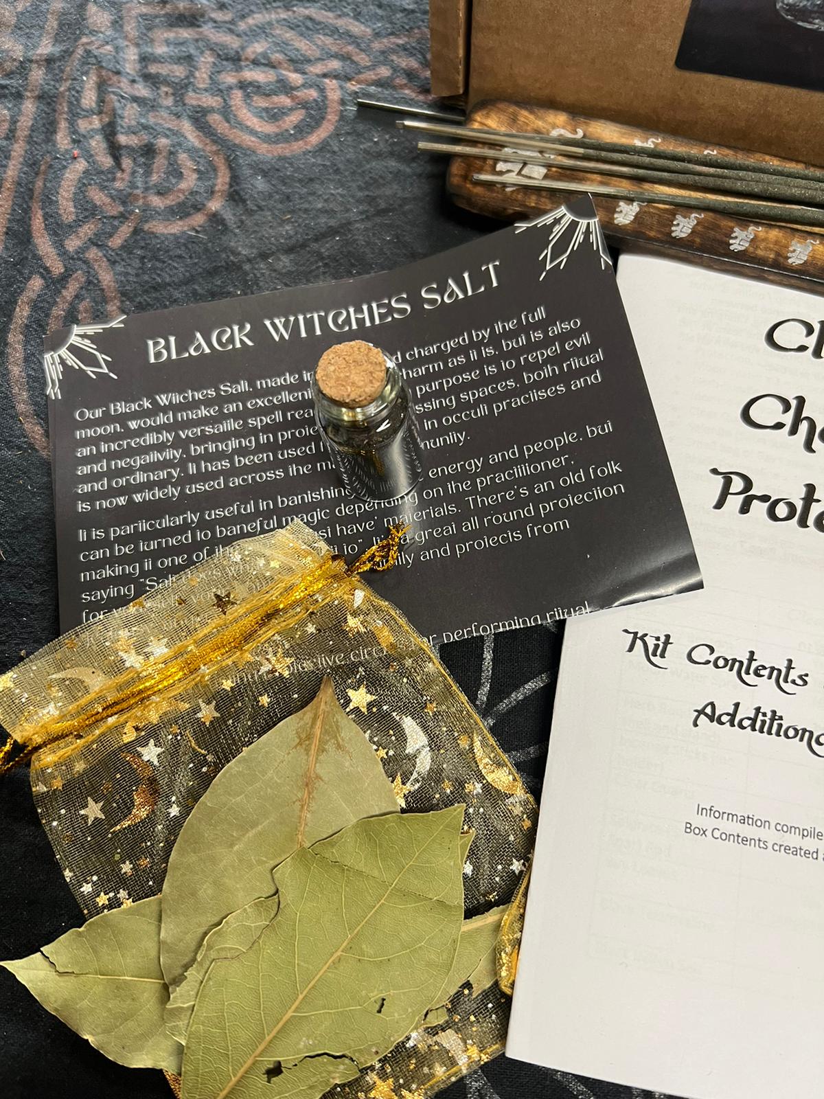 Cleansing, Charging and Protection Kit | Spell Kit | Witch Kit | Witch Hamper