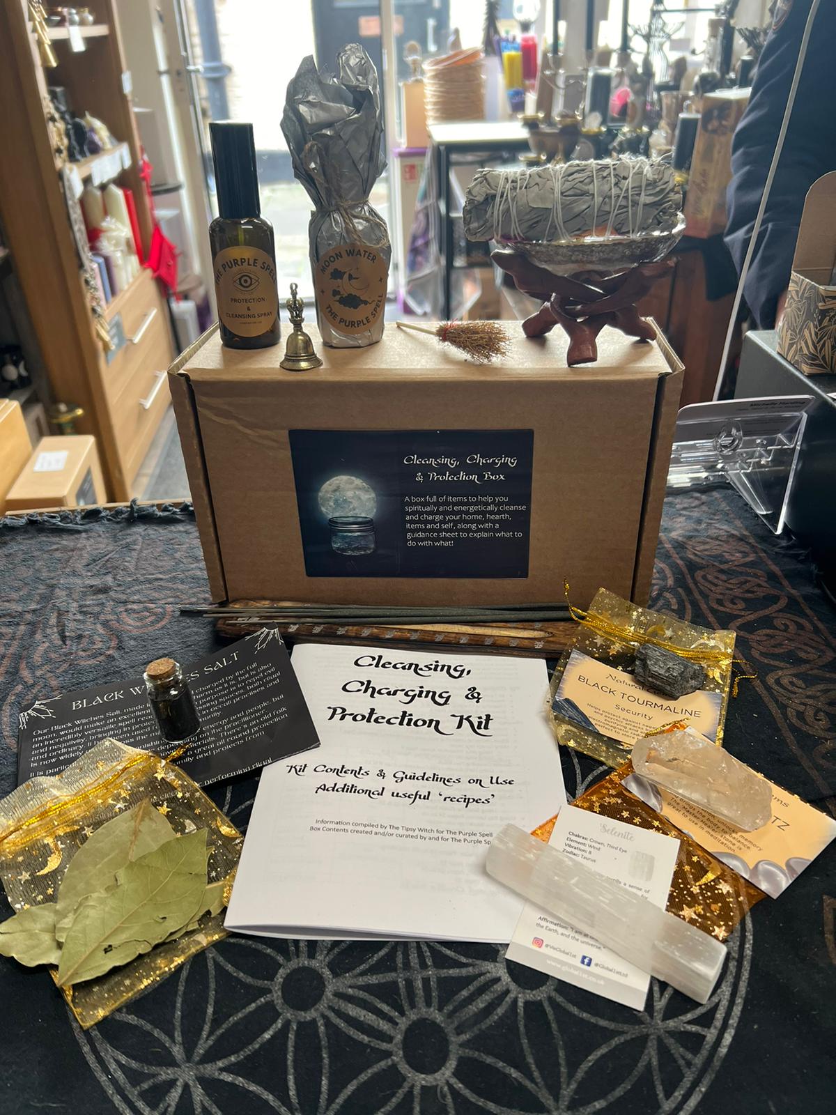 Cleansing, Charging and Protection Kit | Spell Kit | Witch Kit | Witch Hamper