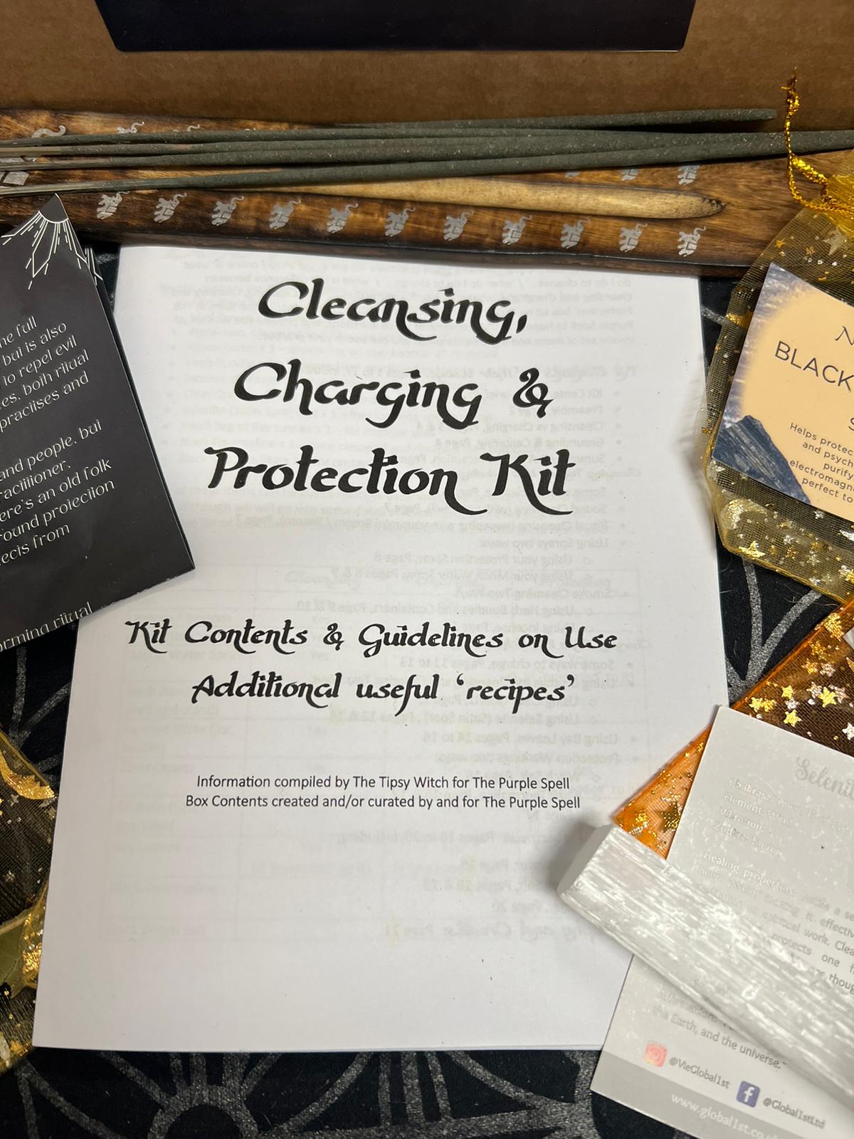 Cleansing, Charging and Protection Kit | Spell Kit | Witch Kit | Witch Hamper
