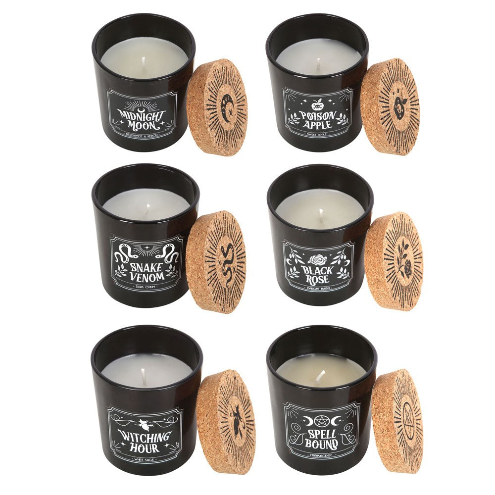 Midnight Ritual Candles | 6 Different Scents | Altar Candles | Scented Candles | Goth Decor