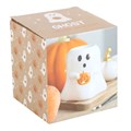Ghost Shaped Oil Burner with Pumpkin | 11cm | Goth Decor | Halloween | Home Fragrance