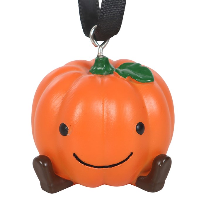 Cute Smiling Pumpkin Hanging Ornament | Halloween Decoration |