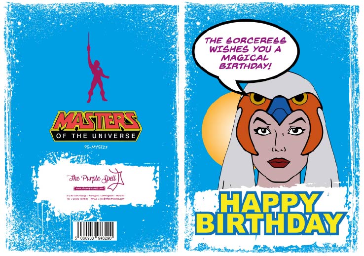 Sorceress He-Man Birthday Card | Retro Birthday Card | Master of the Universe |