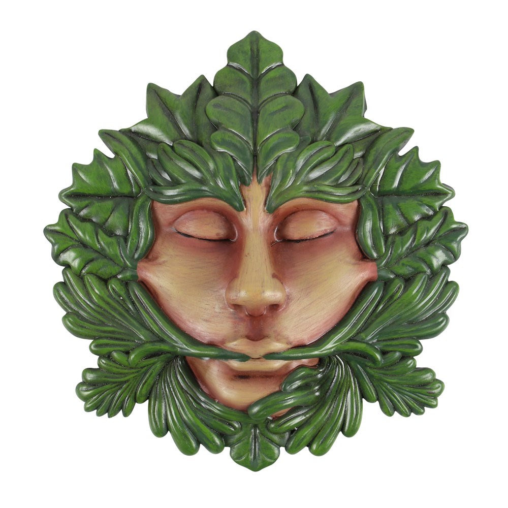 Green Goddess Resin Wall Plaque – Spirit of the Trees Collection | Hanging Decorations | Garden Home Decor