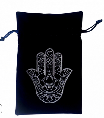 Hamsa Hand Tarot / Oracle Card Bag - Navy