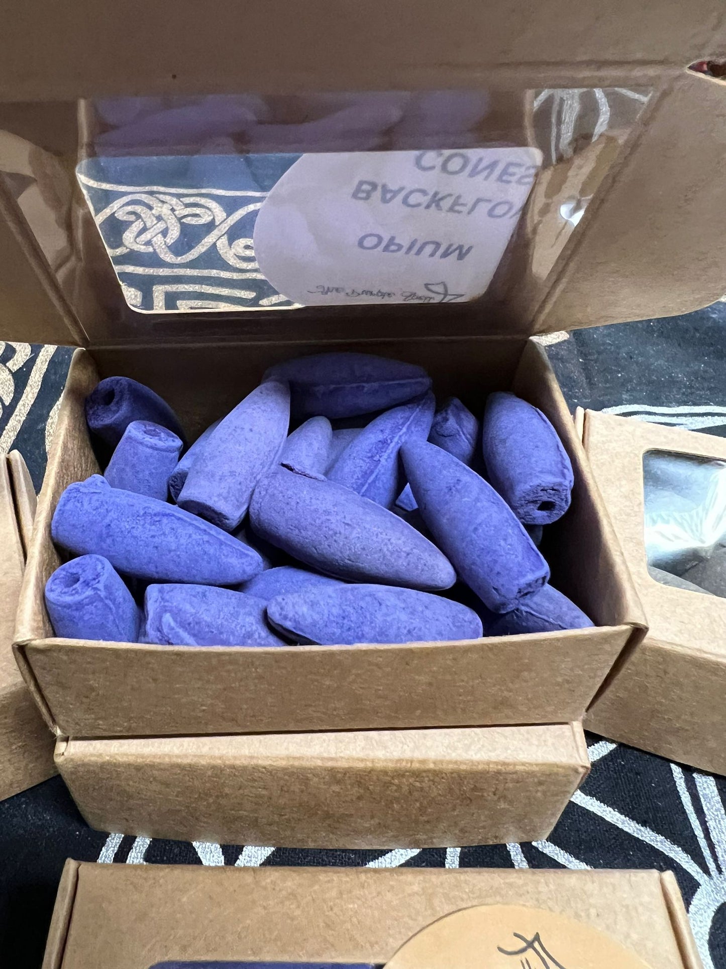 Back Flow Incense Cones | Opium | 30 cones | Home Fragrance