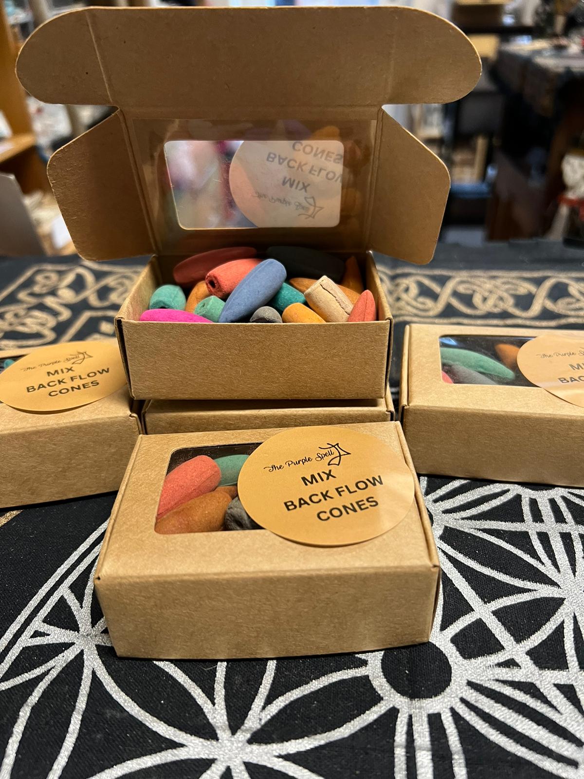 Back Flow Incense Cones | Mix | 30 cones | Home Fragrance