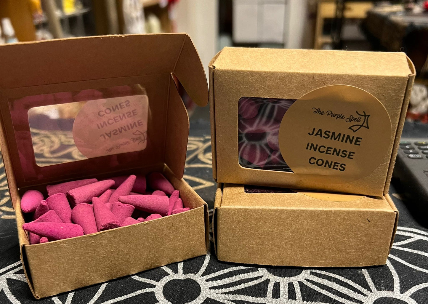 Incense Cones | Jasmine | 50 Cones | Home Fragrance