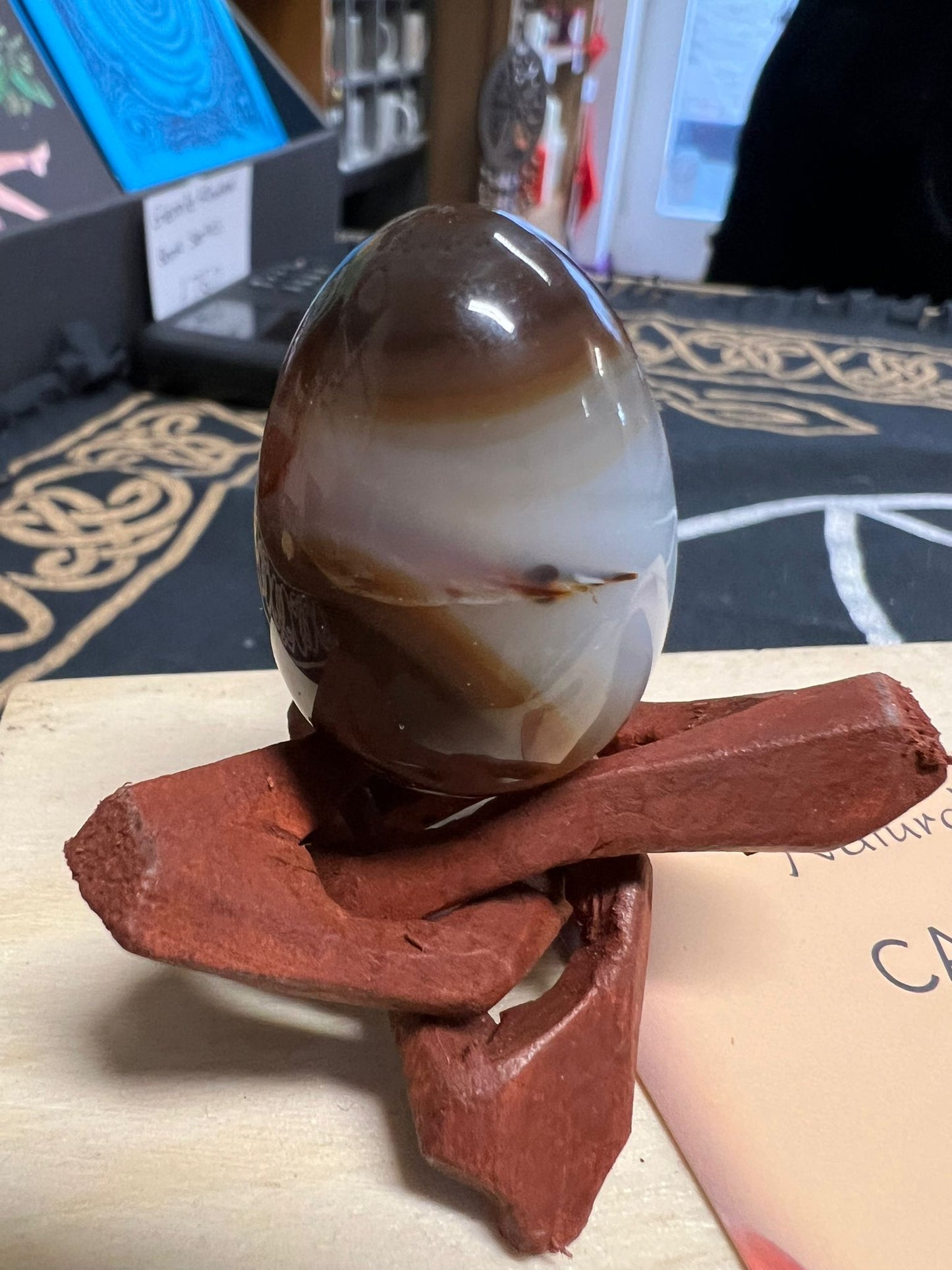 Carnelian Egg | Crystal Figurine | Metaphysical