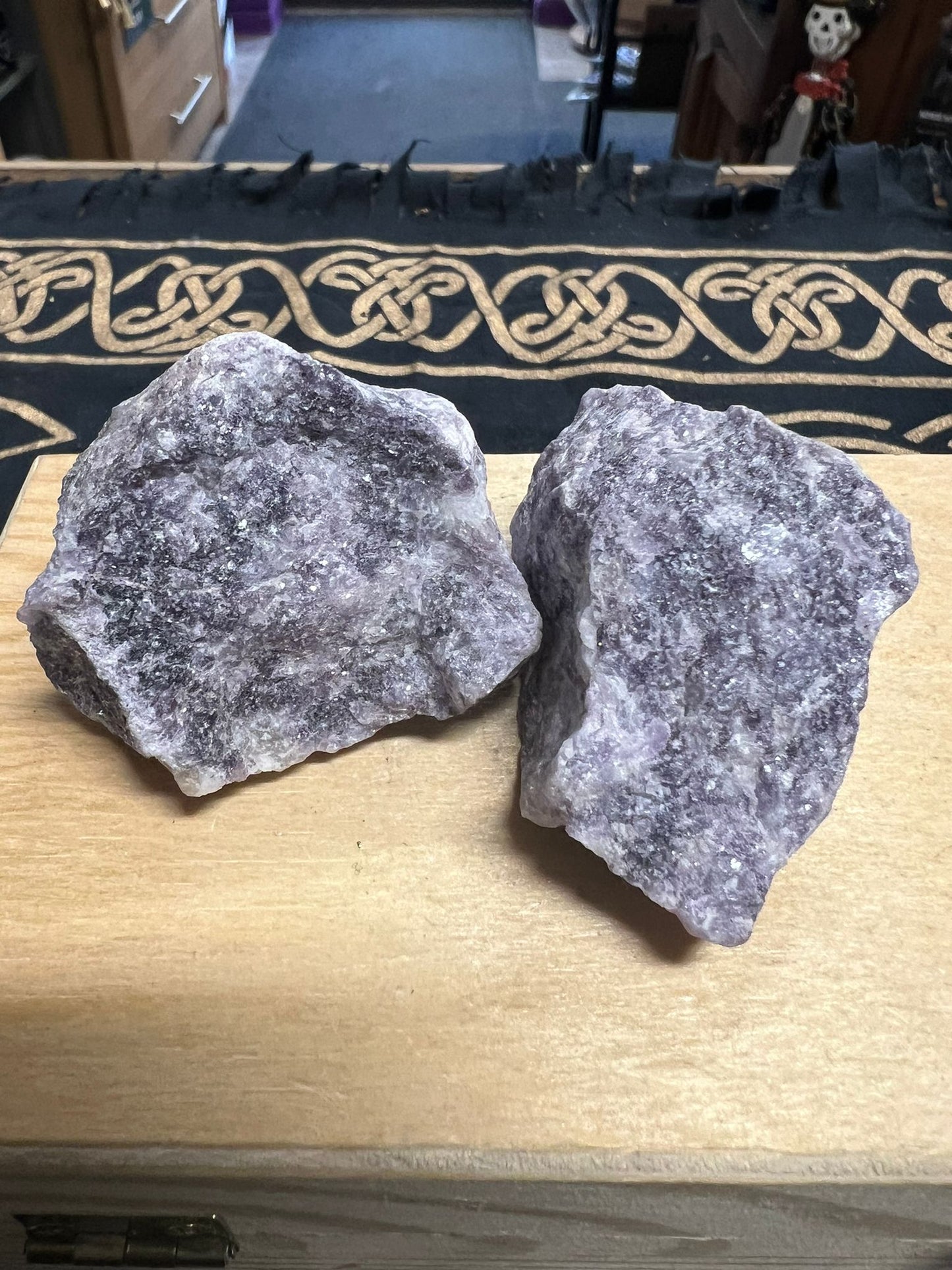 Lepidolite Rough Stone | Metaphysical | Crystal Healing | Mineralogy