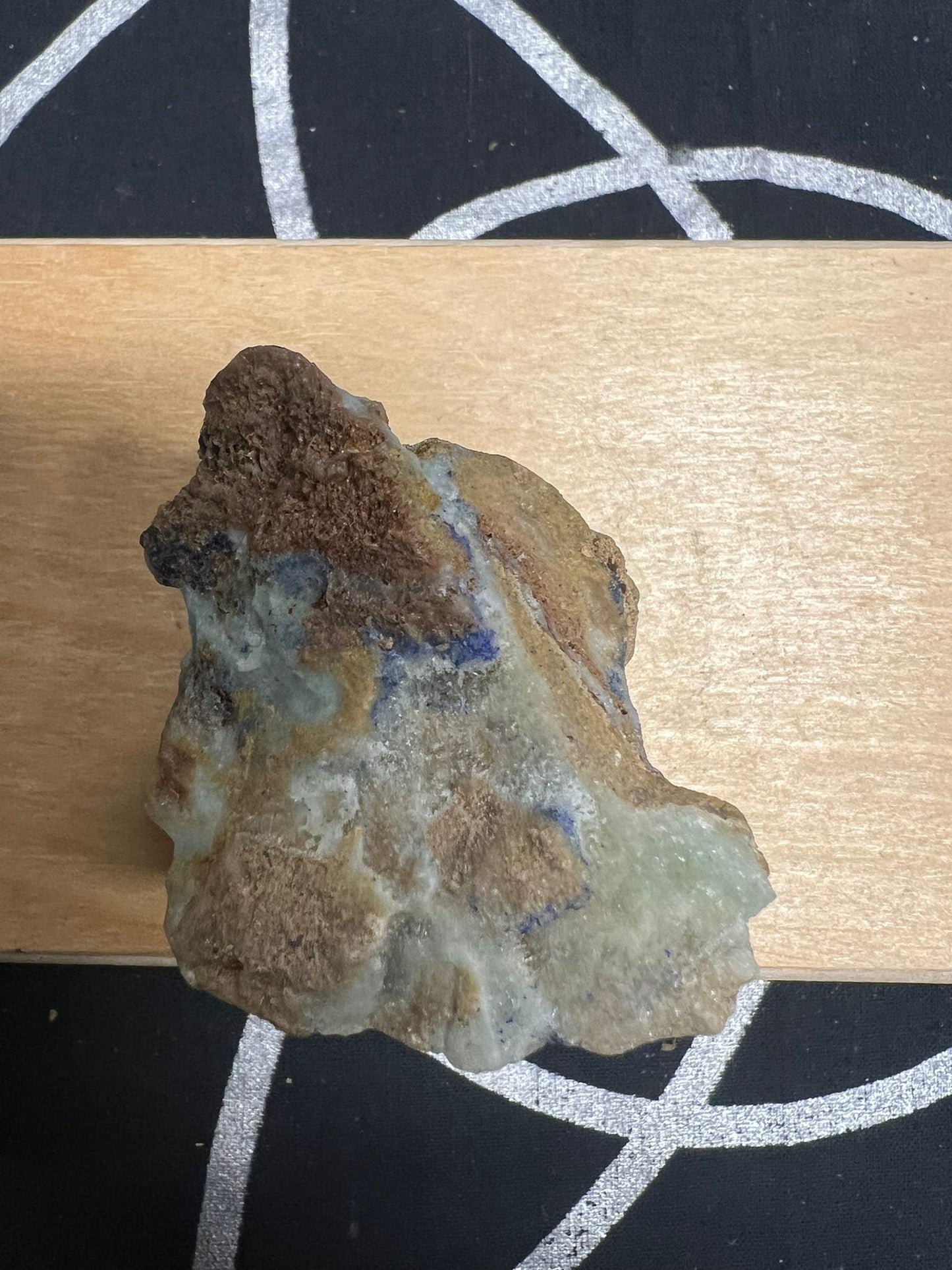 Lemurian Aquatine Calcite | Rough Stone | 150g