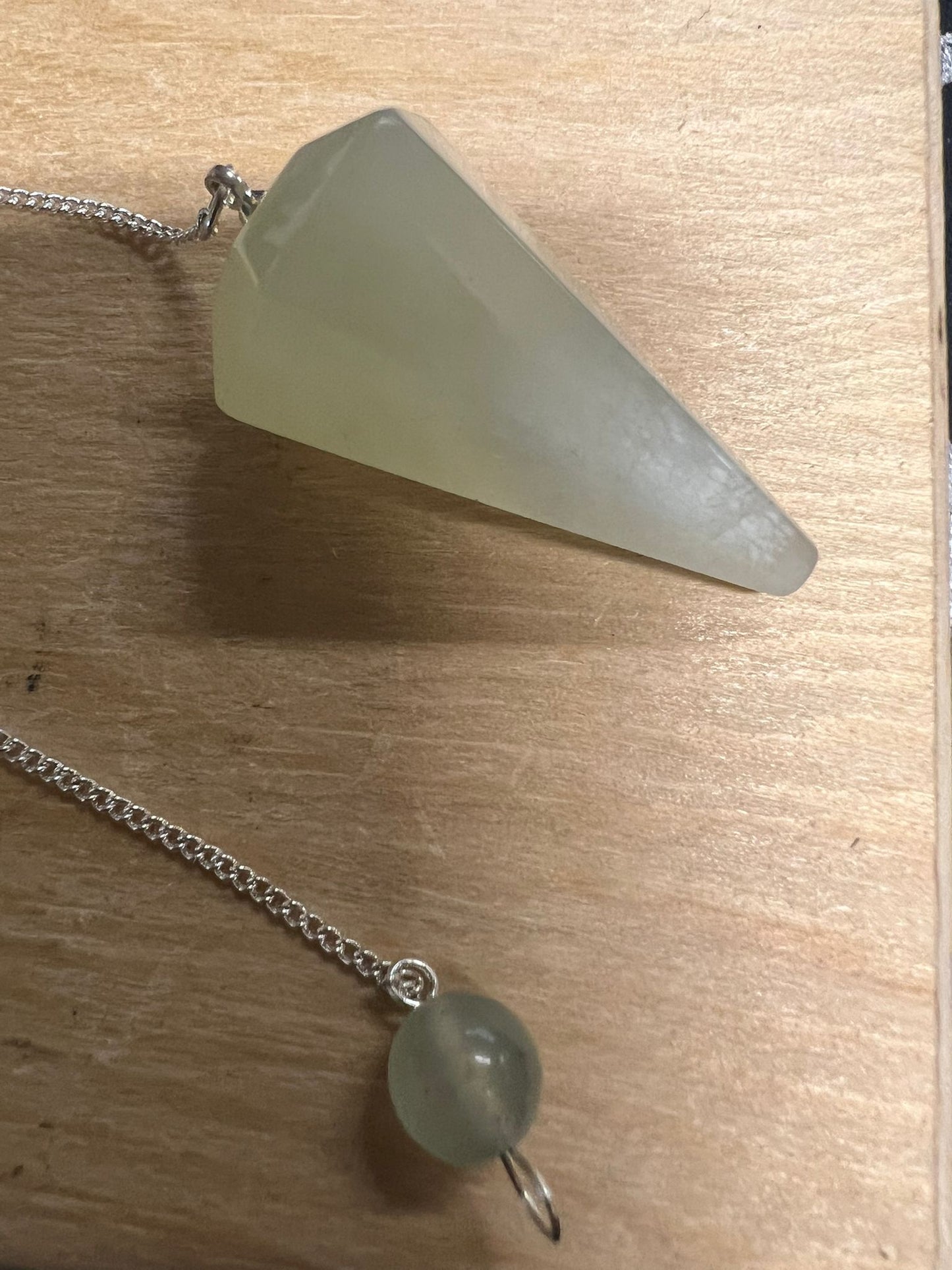 Jade (New) Pendulum | Faceted | Divination