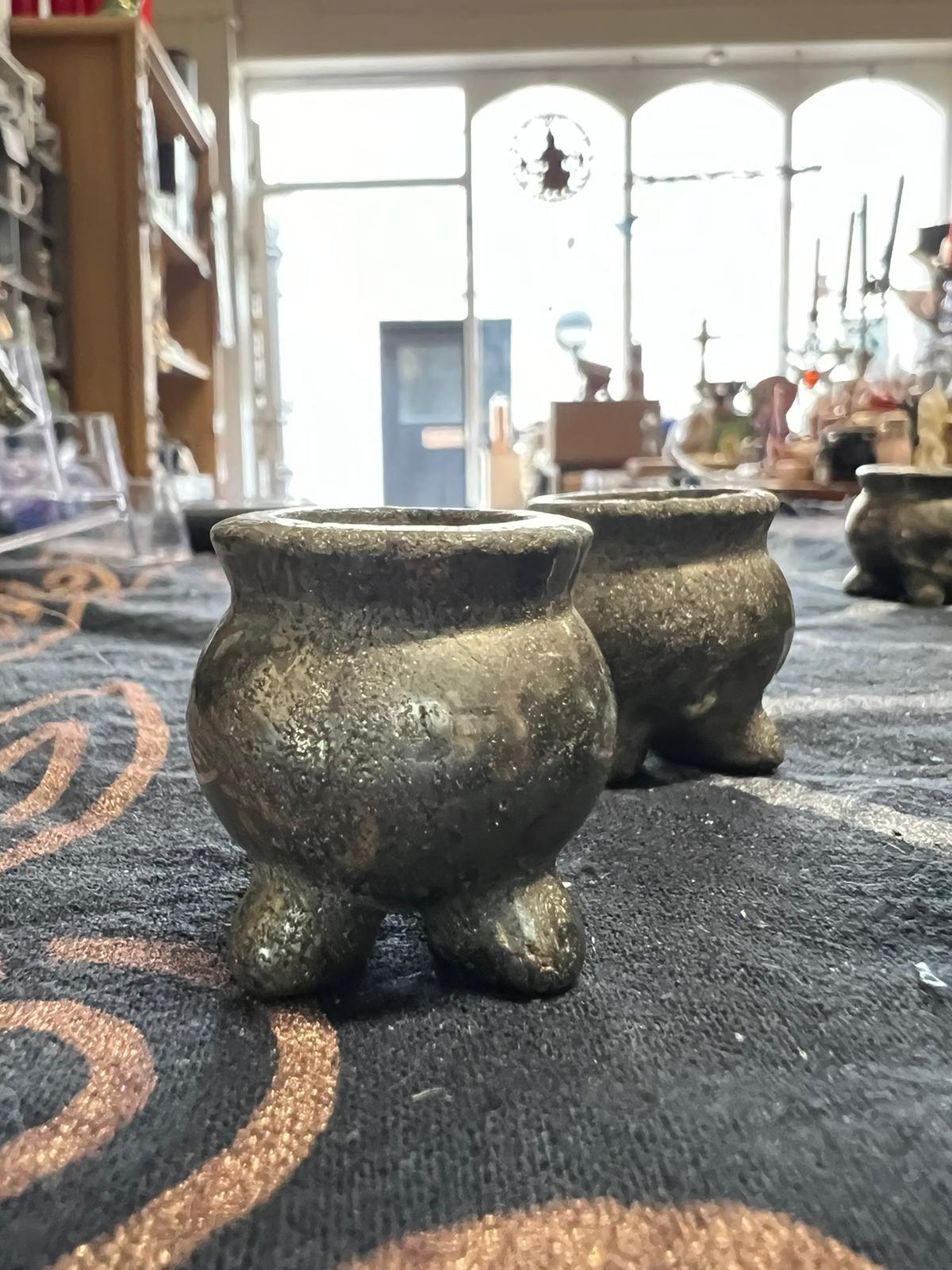 Pyrite Cauldron | Abundance | Crystal figurine | Altar Piece