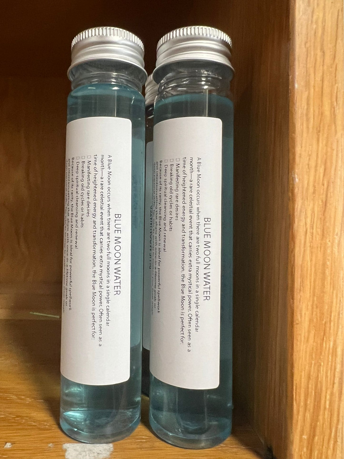 Blessed Infused Blue Moon Water | Altar | Spell Work | Spell Reagent | Witchraft