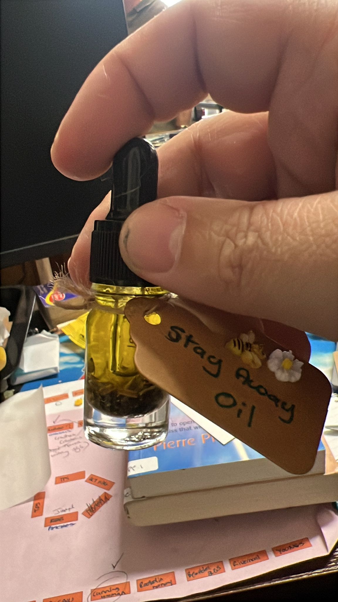 Stay Away Oil | Protection Oil | Anointing Oil | Spell Reagent | Purple Spell Apothecary