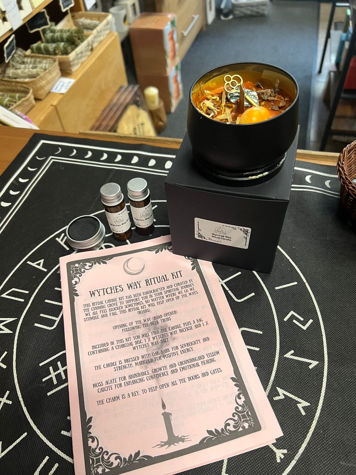 Wytches Way Candle Ritual Kit | The Cunning Grove | Road Opener | Spell Kit | Witchcraft | Pagan
