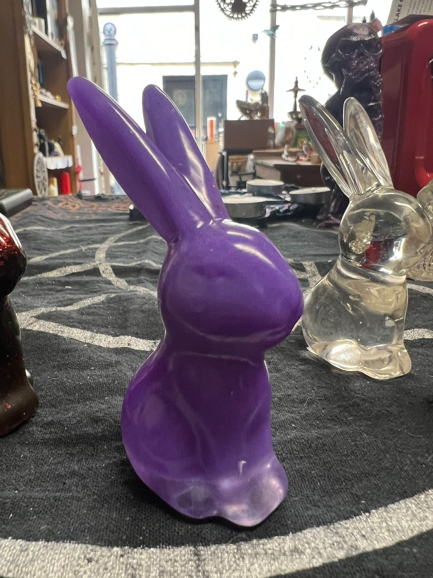 Hare Ring Holder | Hare Figurine | Resin Figurine | Altar Piece | Jewellery Holder | Rabbit Figurine
