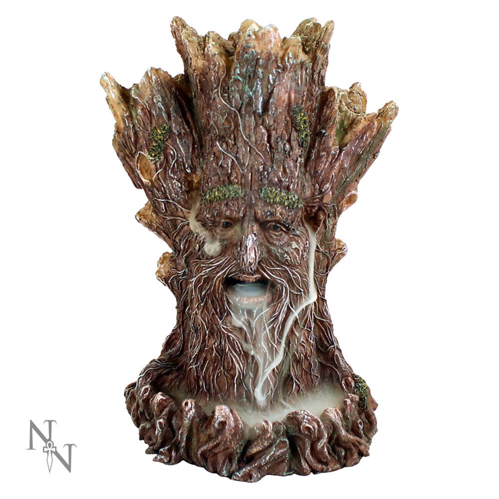 Tree Spirit Backflow Incense Burner | 19cm | Green Man