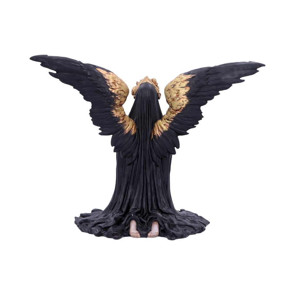 Teresina Dark Reaper Angel Figurine | Candle Holder | Tealight Holder | 28cm