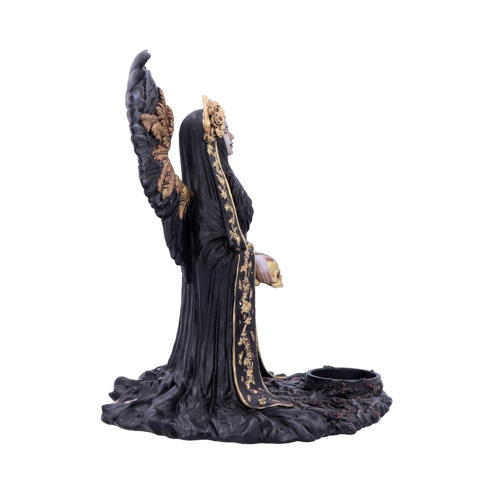 Teresina Dark Reaper Angel Figurine | Candle Holder | Tealight Holder | 28cm