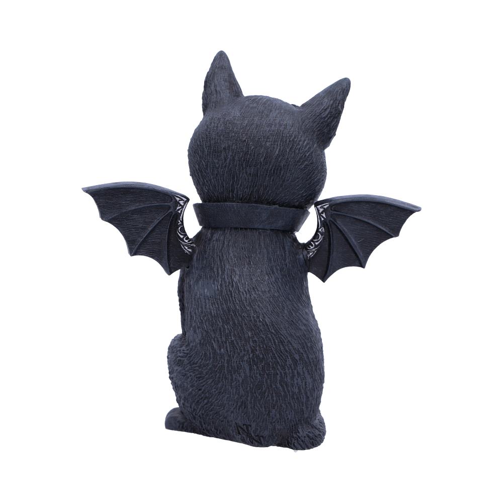Malpuss Winged Cult Cutie Ornament | 10cm | Malpuss Winged Occult Cat Figurine | Goth Decor