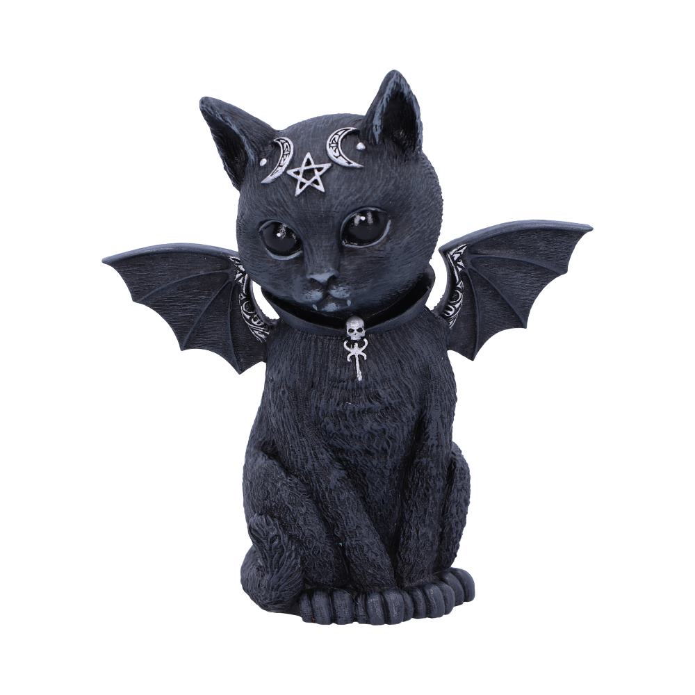 Malpuss Winged Cult Cutie Ornament | 10cm | Malpuss Winged Occult Cat Figurine | Goth Decor