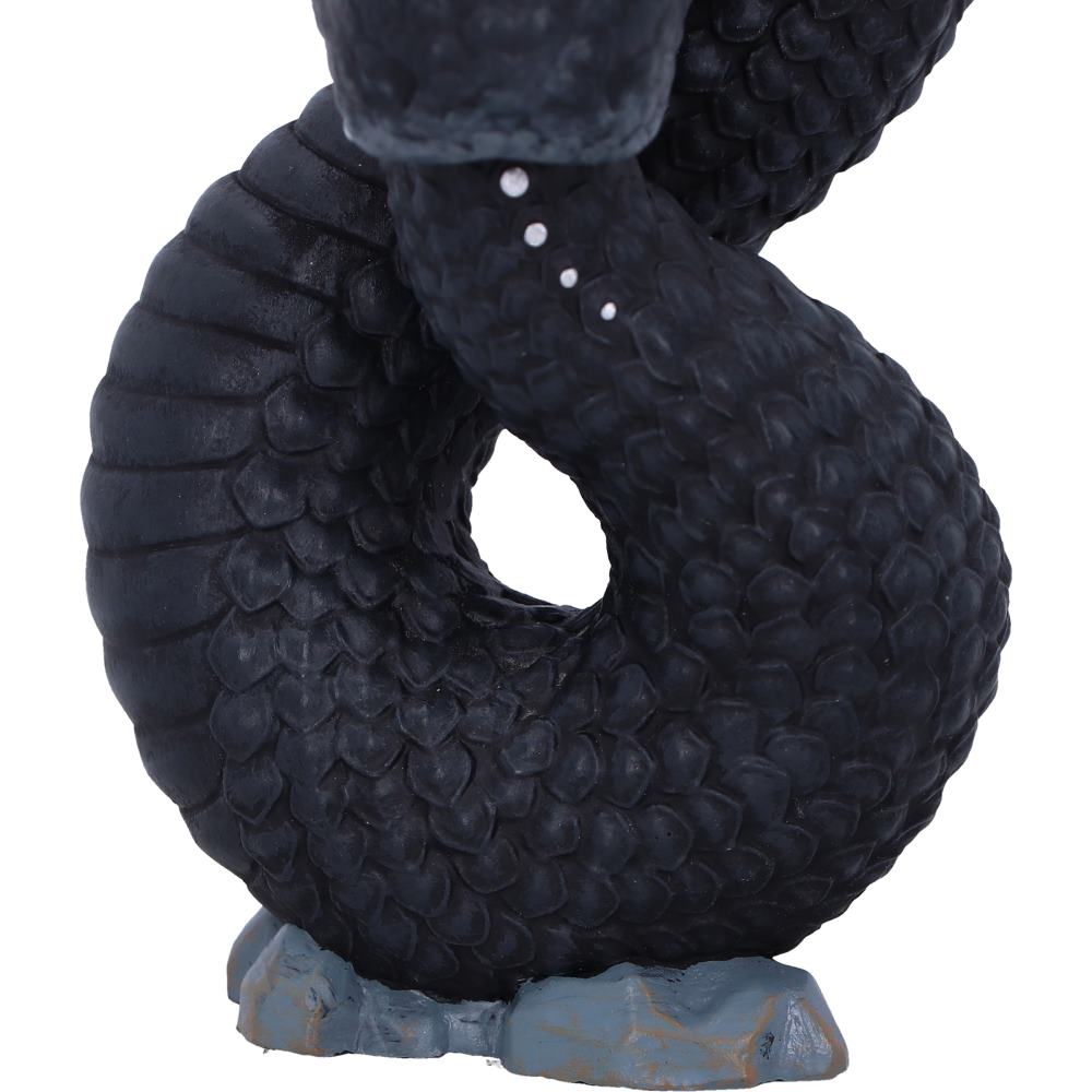 Ouroboros Occult Snake Figurine | 9.6cm | Cult Cuties | Goth Decoration